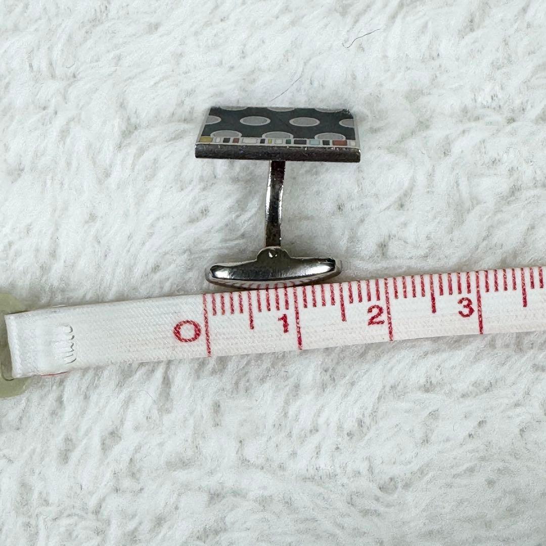 【美品】Paul Smith ポールスミス　カフス　黒　水玉