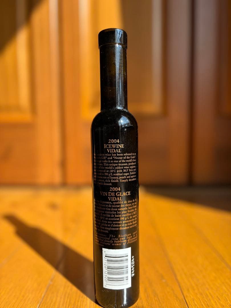 高級　ピリテリー・エステーツ2004年　ヴィダル・アイスワイン　未開栓