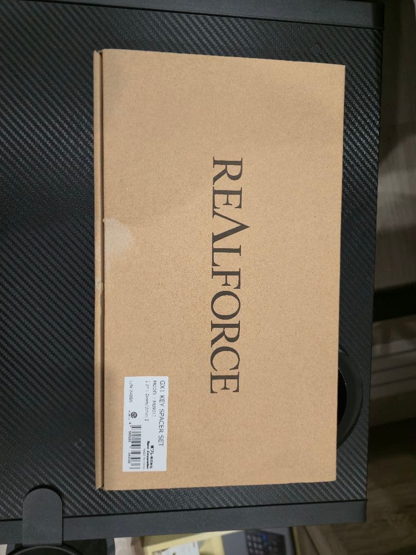 REALFORCE GX1 日本語配列 45g + キースペーサー