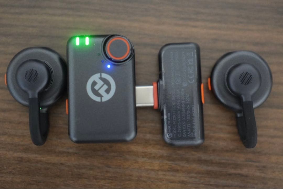 HOLLYLAND LARK M2Sワイヤレスイヤフォン