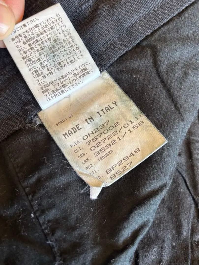 90s GIORGIO ARMANI ベロアスラックス