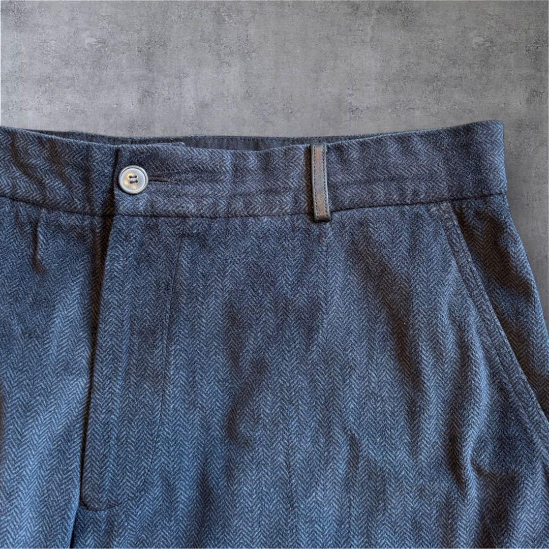 90s GIORGIO ARMANI ベロアスラックス