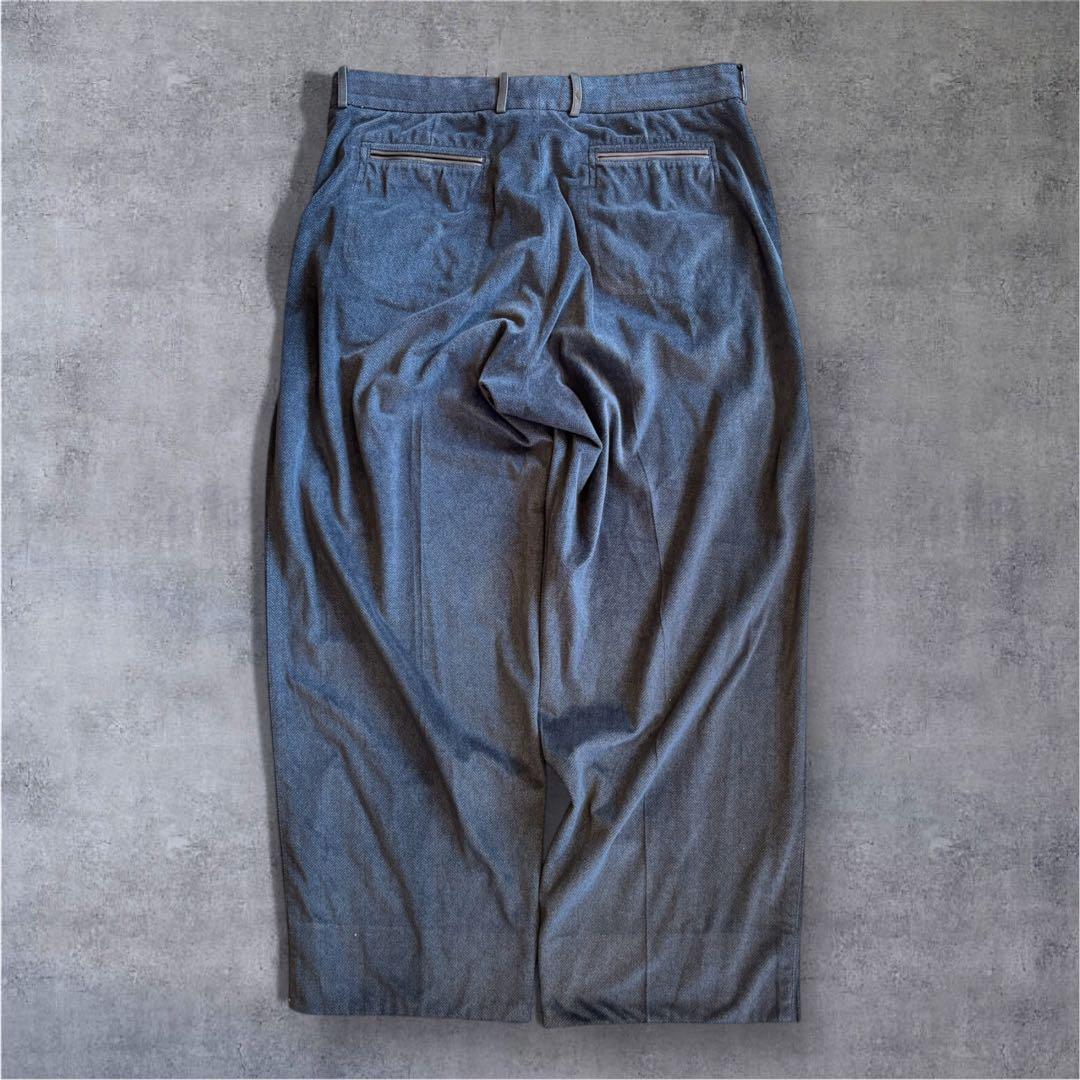 90s GIORGIO ARMANI ベロアスラックス