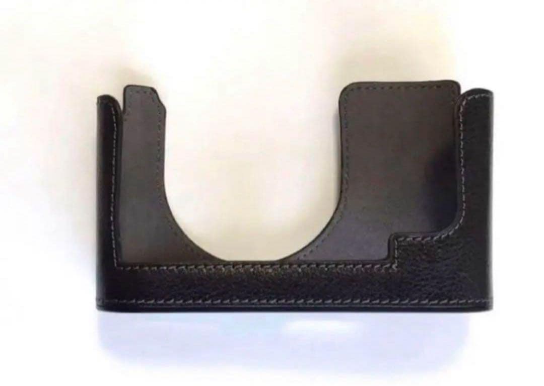 新品 本革 LEICA ライカ Q/QP用 カメラケース ブラック