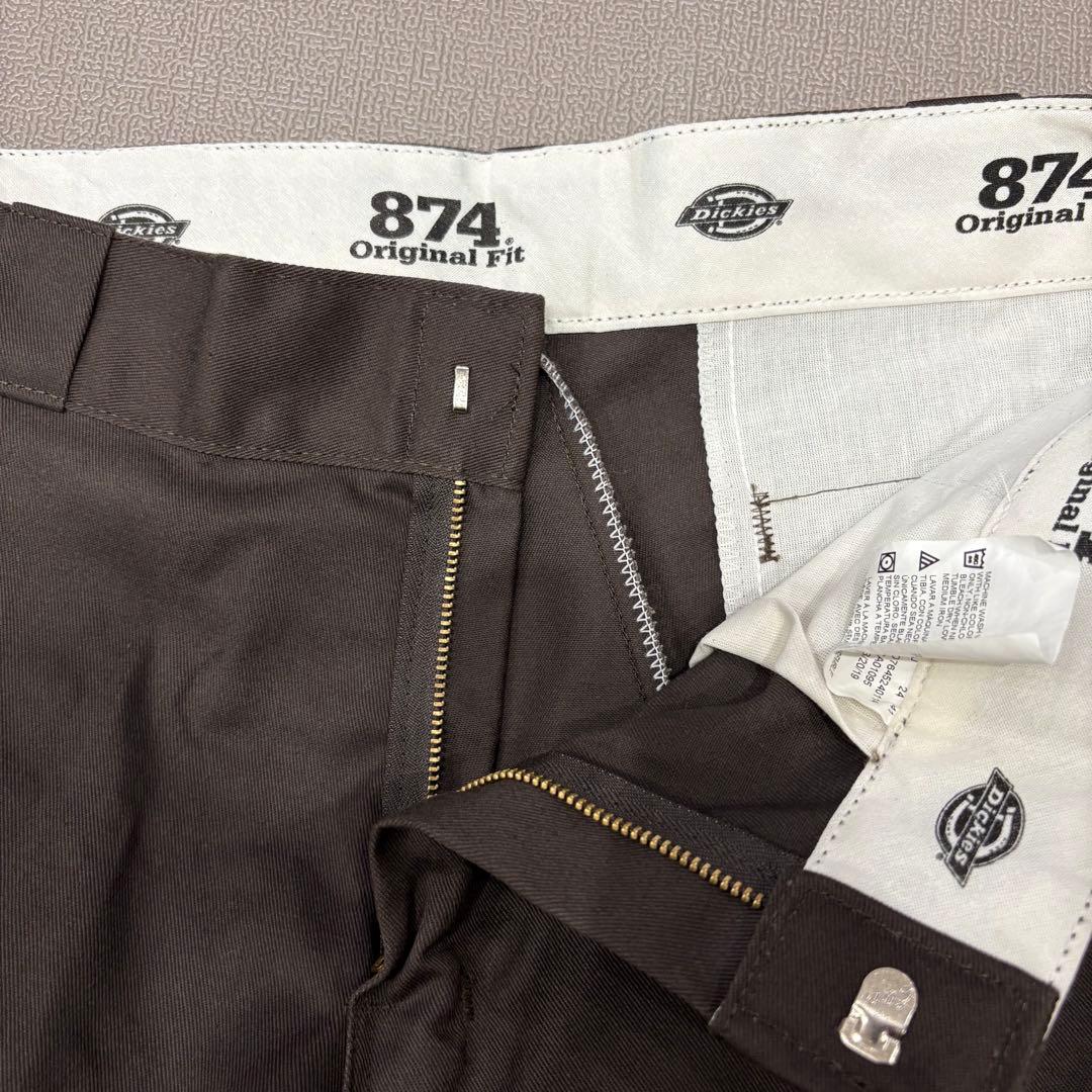 Dickies CHALLENGER ワークパンツ 874 ブラウン