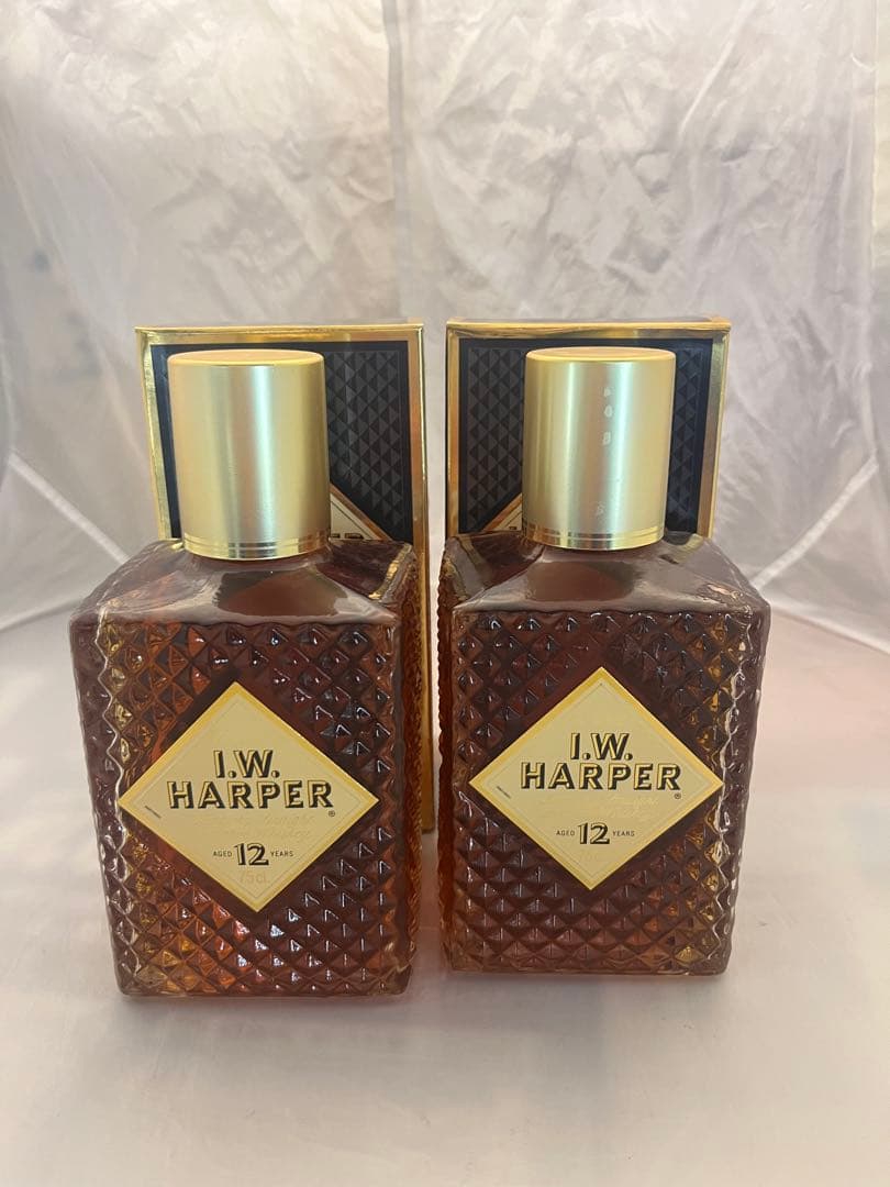 IWハーパー　12年　旧ラベル　2本（国内専用）