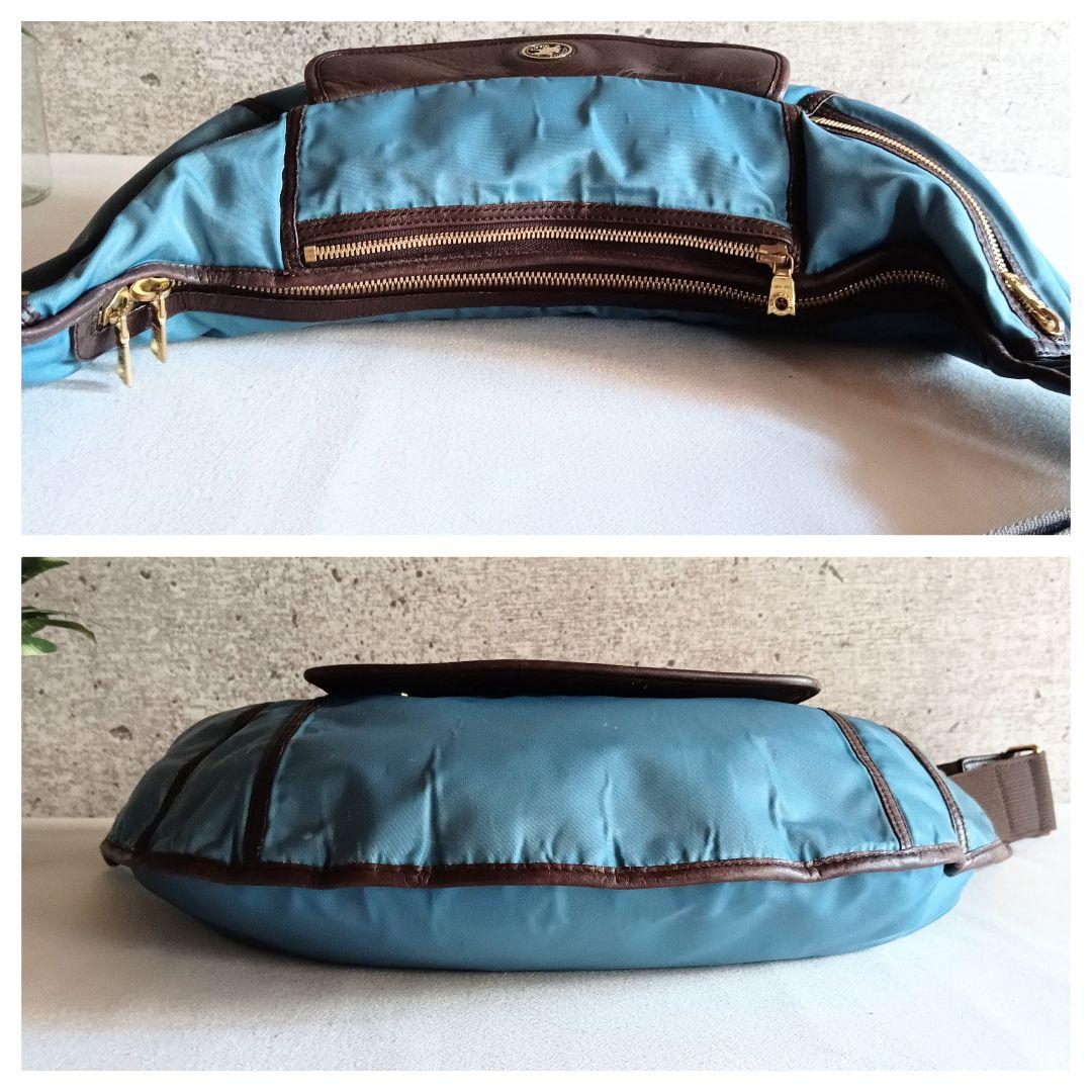 美品 ハンティングワールド ナイロン ショルダーバッグ 鞄 レディース メンズ