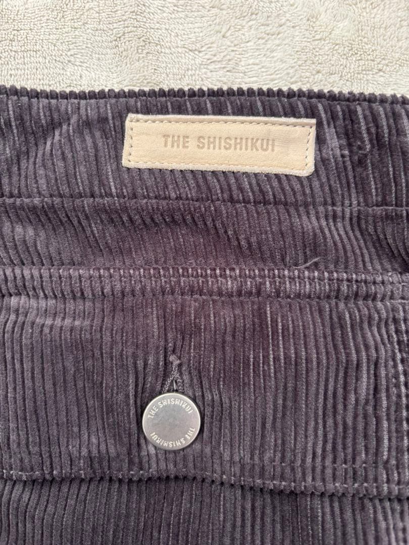 お値下げ【SHISHIKUI】CORDUROY BAKER チャコールグレー34