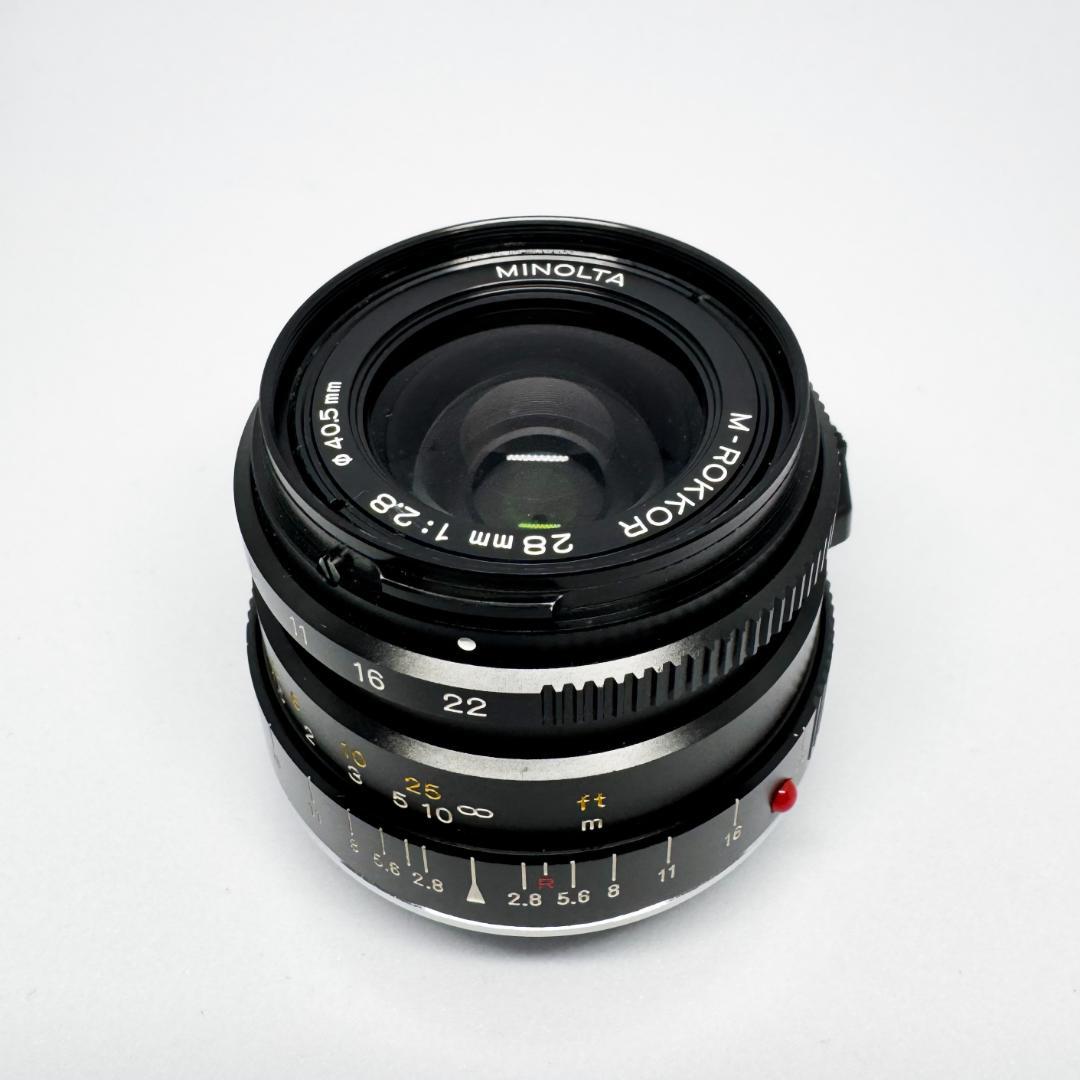ミノルタ MINOLTA M-ROKKOR 28mm F2.8 【Mマウント】