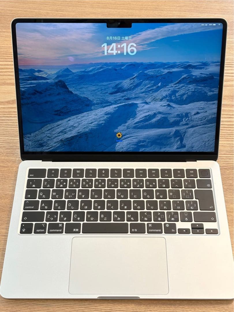 [充放電19回] MacBookAir M2 SSD256GB メモリ8GB