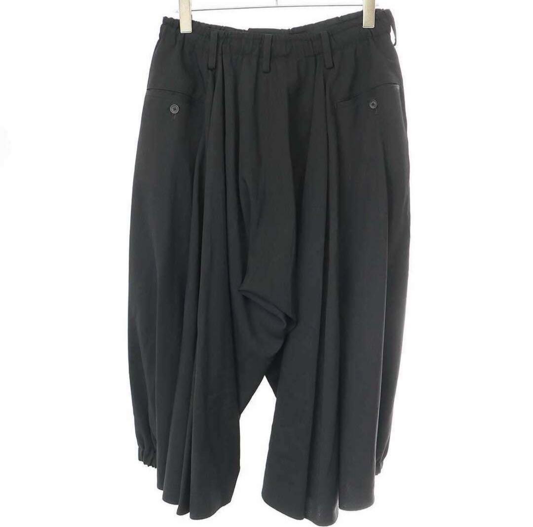 19SS ウールギャバ100% ヨウジヤマモト オム カラスパンツ