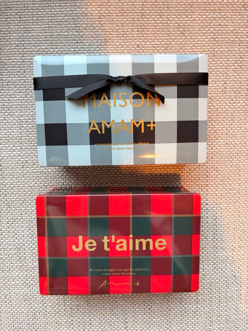 アマムプリュ AMAM+ ビスキュイピスタチオとビスキュイアマム