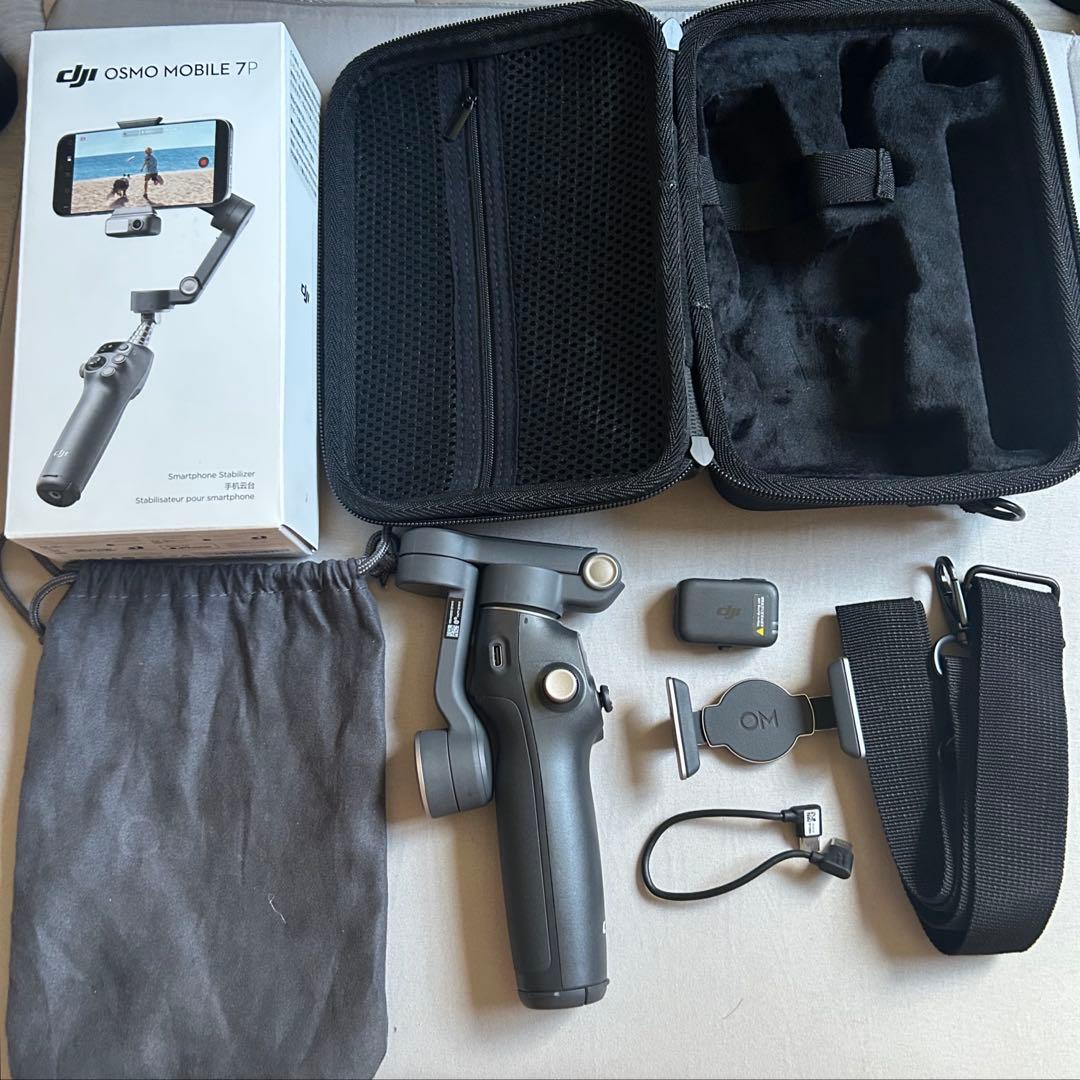 オズモモバイル7p /dji osmo mobile 7P ブラック(ケース込)