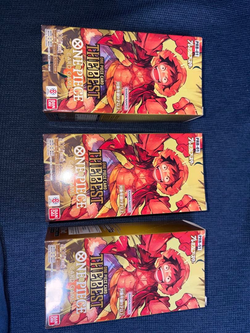 ワンピースカードゲーム THE BEST 3箱セット　テープ付き