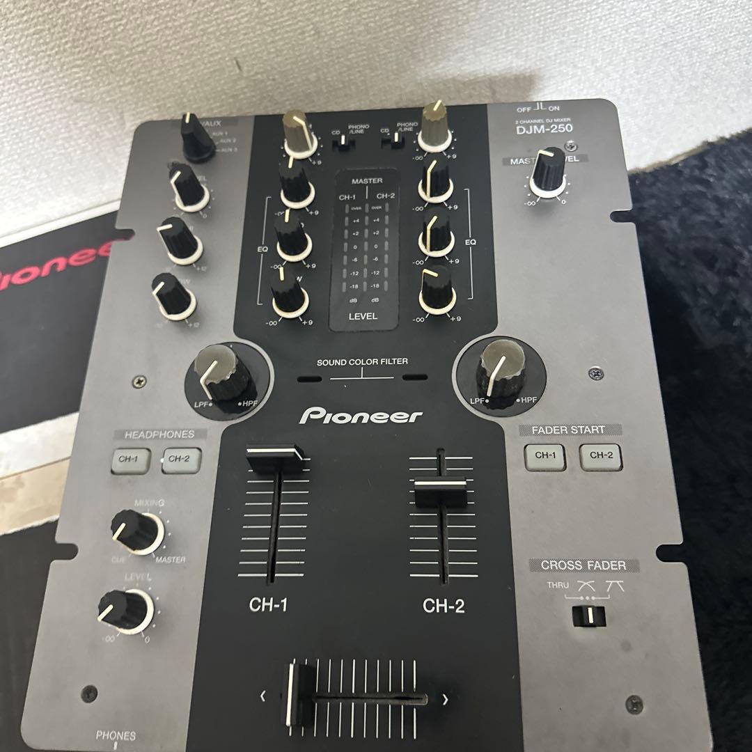 PIONEER DJM-250-K DJミキサー 箱付き