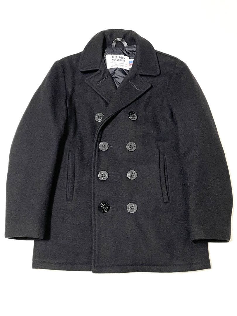 Schottショット◇U.S.A.製◇メンズピーコート