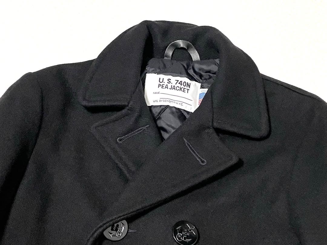 Schottショット◇U.S.A.製◇メンズピーコート