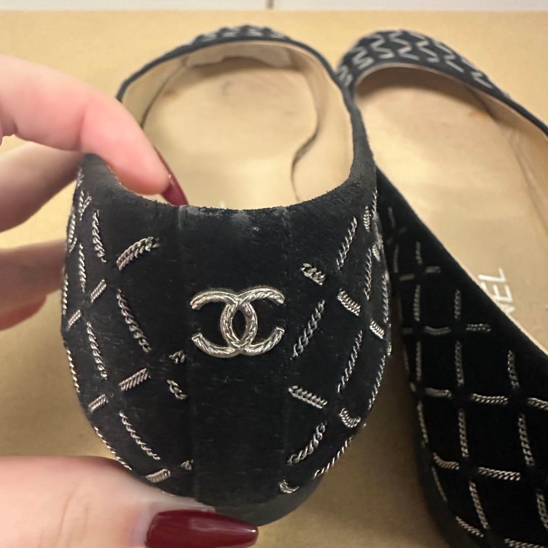 CHANEL バレエシューズ ブラック　39