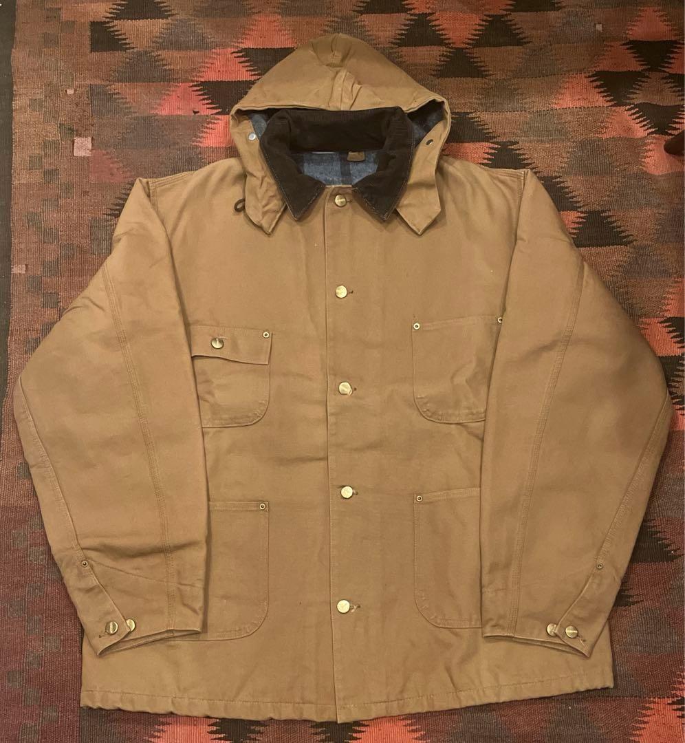 【美品】90s カーハート ミシガンチョアコート XL フード 付き USA製