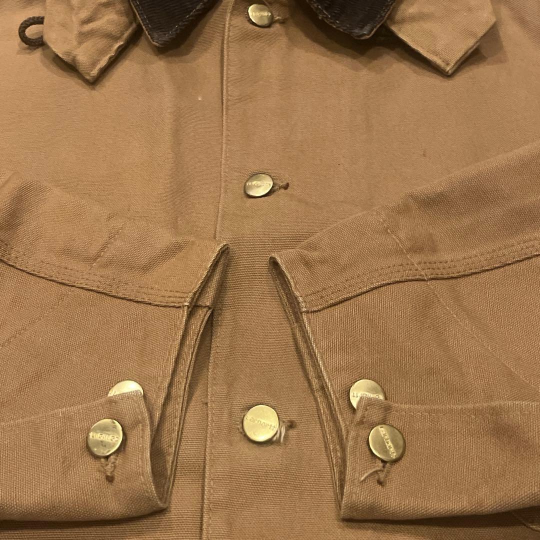 【美品】90s カーハート ミシガンチョアコート XL フード 付き USA製