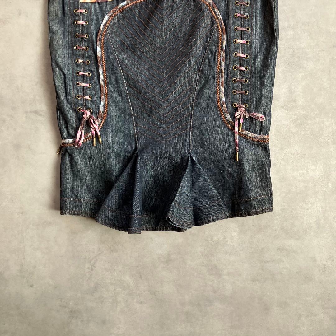 スカート 00s y2k archive just cavalli denim skirt
