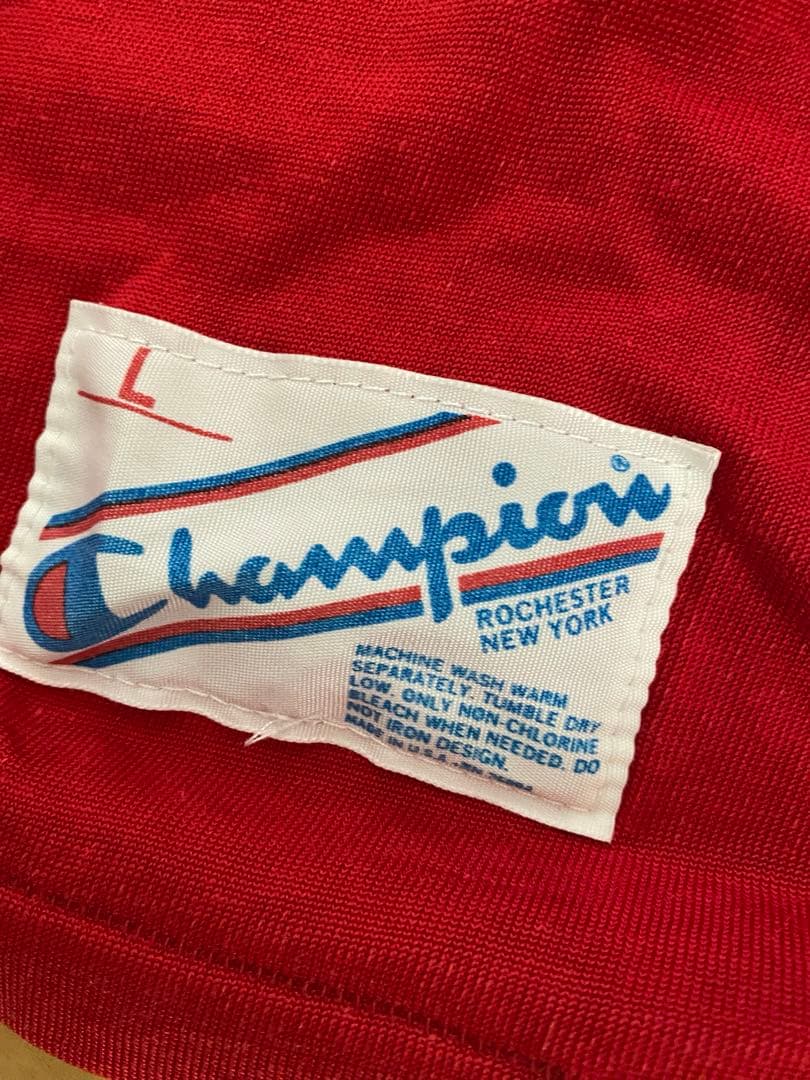 チャンピオン　ウィスコンシンバッジャーズ シャツ L フットボール　80s
