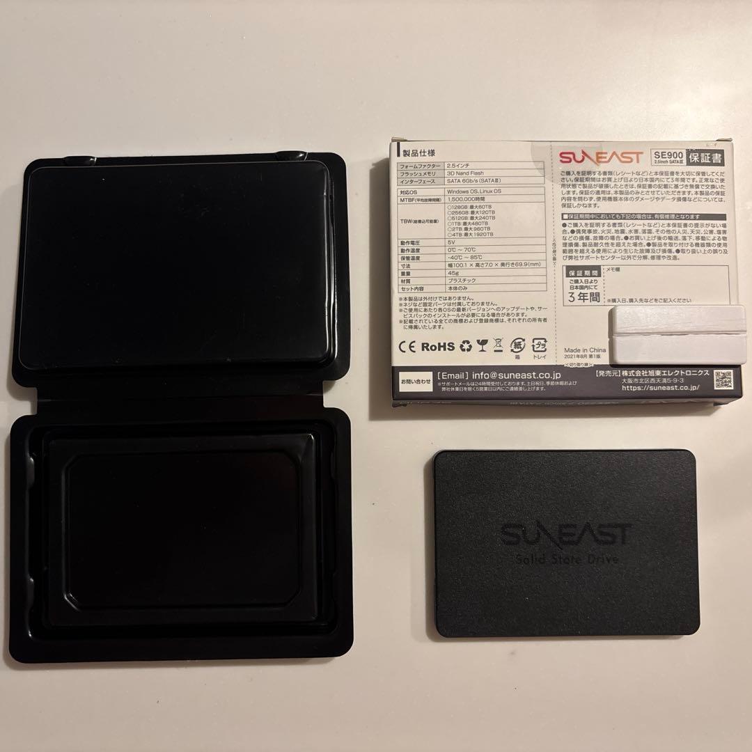 SUNEAST内蔵型SSD SE900 2TB 2.5インチ ジャンク品