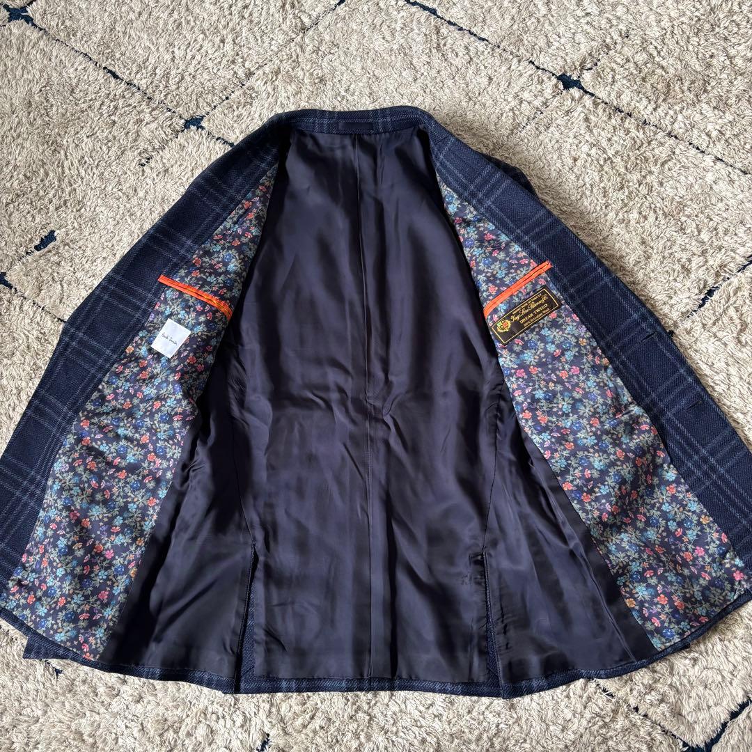 【激レア✨】ポールスミス　ドリームツイード　テーラードジャケット　花柄　チェック