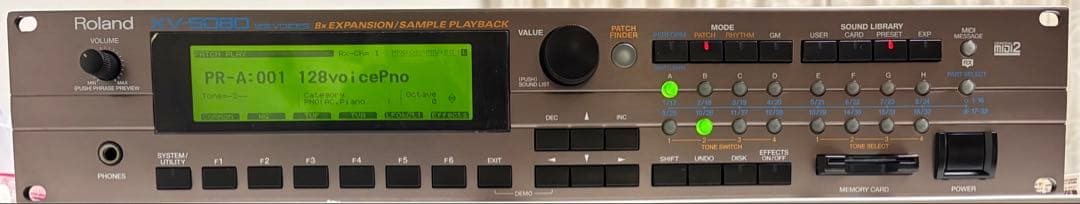 Roland XV-5080 ハードウェア音源 64MB メモリ付き