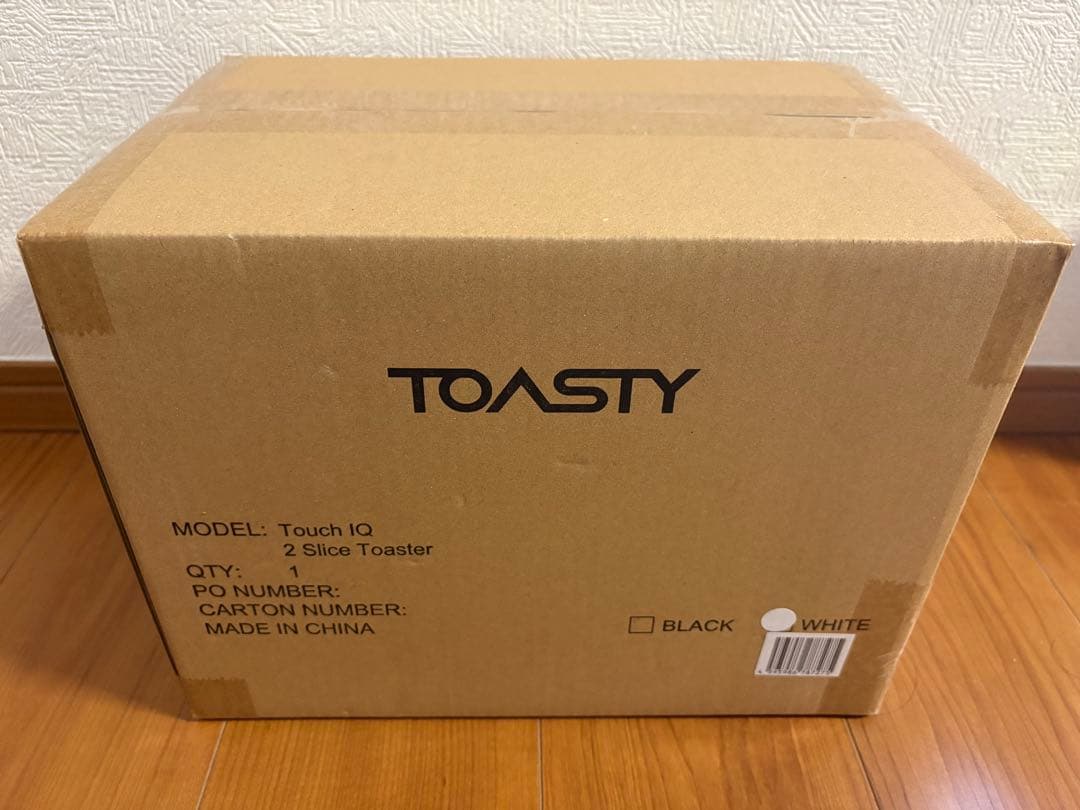 新品未開封 トースター タッチパネル式 白 A045