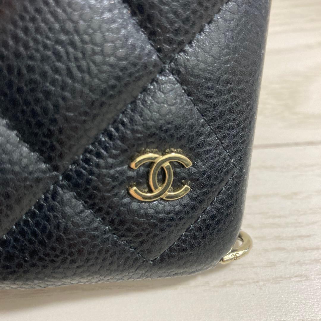 ✨極美品✨CHANEL　iPhone15Pro　ココマーク　マトラッセ　チェーン