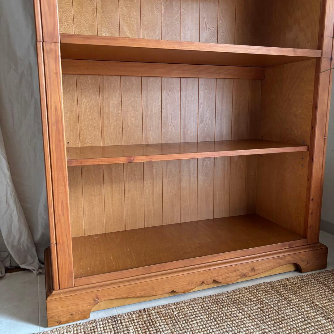 北欧　カントリー　本棚　シェルフ　飾り棚　パイン材　アンティーク　フレンチ