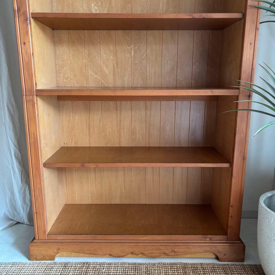 北欧　カントリー　本棚　シェルフ　飾り棚　パイン材　アンティーク　フレンチ