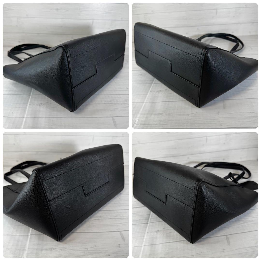 【極美品】TORY BURCH トリーバーチ　ビジネスバッグ　トートバッグ　黒