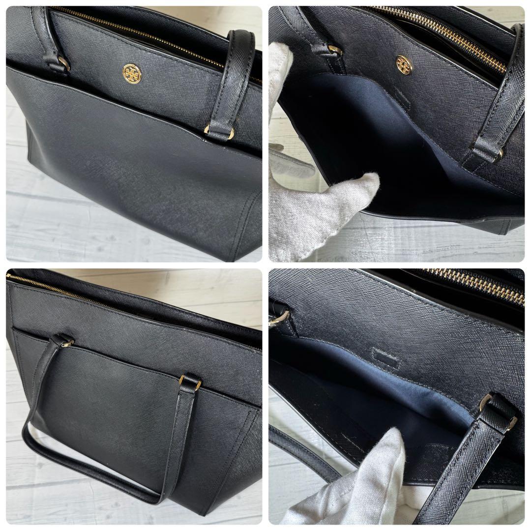 【極美品】TORY BURCH トリーバーチ　ビジネスバッグ　トートバッグ　黒