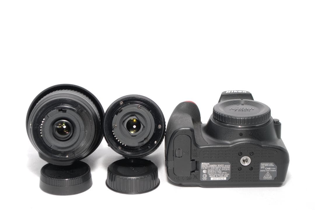 ✨Nikon D3400✨ダブルレンズ✨手ブレ補正付✨Wi-Fi転送✨一眼レフ