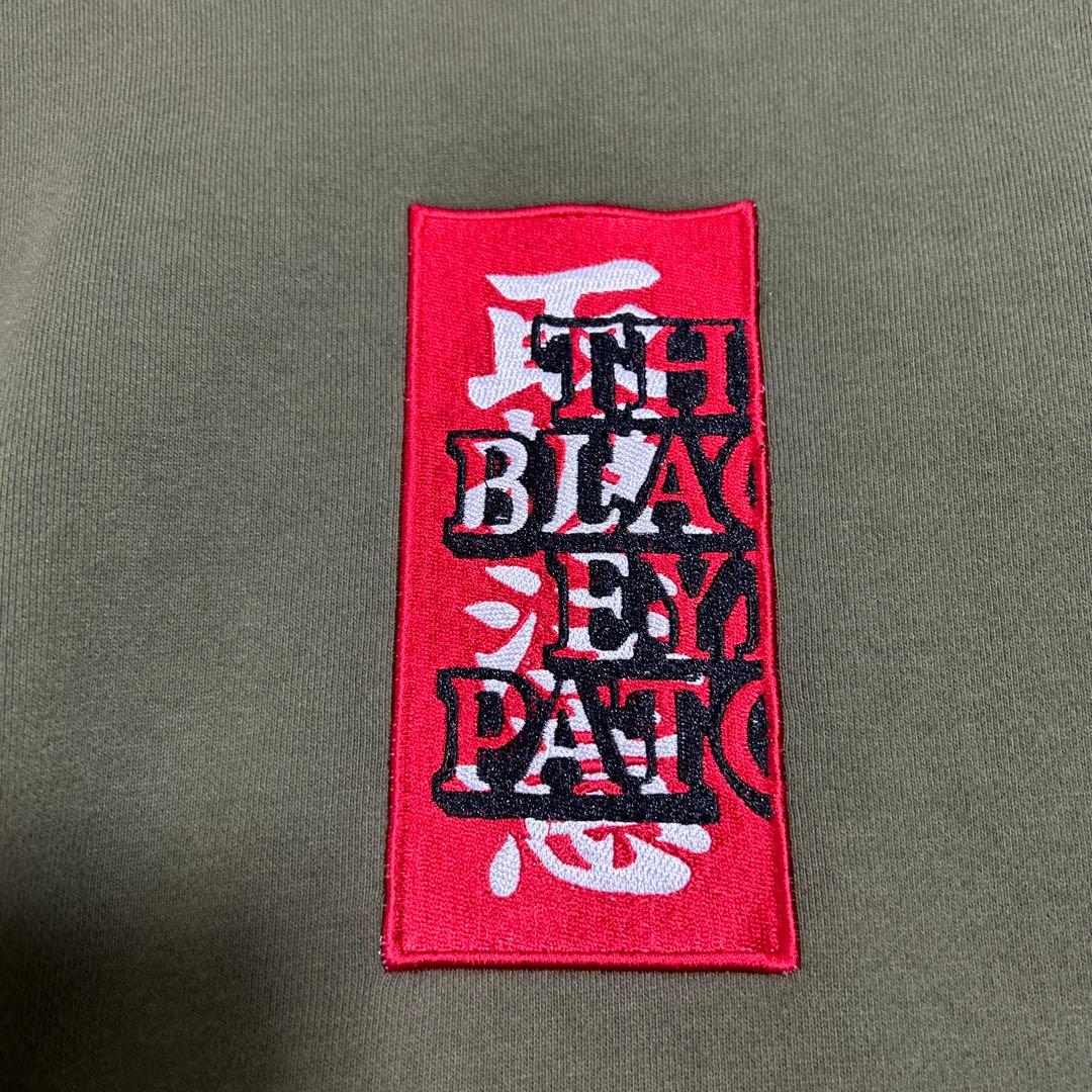 Black Eye Patch トレーナー Lサイズ オリーブ　取扱注意