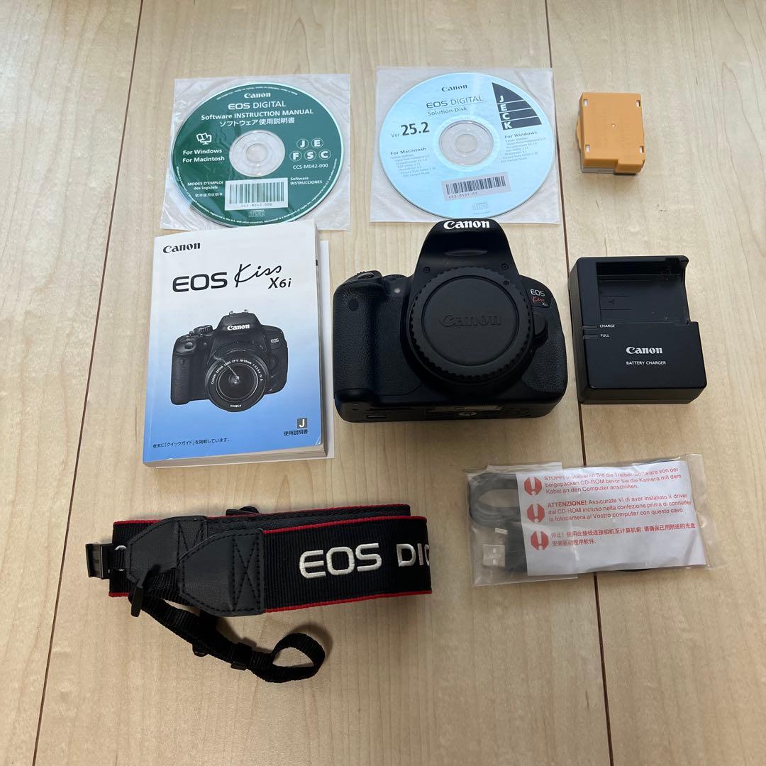 【ジャンク品】キヤノン EOS kiss X6i 本体