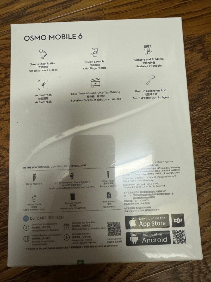 【新品 未使用 シュリンク付き】DJI OSMO MOBILE 6