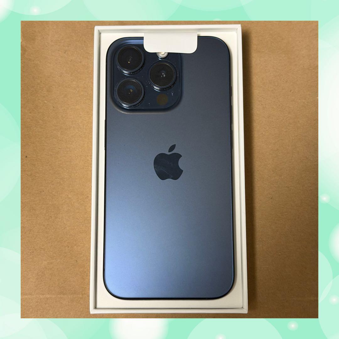 【シャッター音無し】iPhone 15Pro 256Gb 紺 アメリカ購入