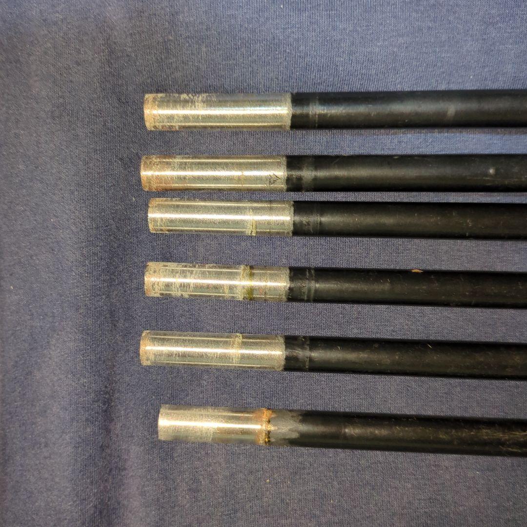 プロジェクトX LZ 6.0 ブラック　6本セット　6番〜48W　バラ売り不可