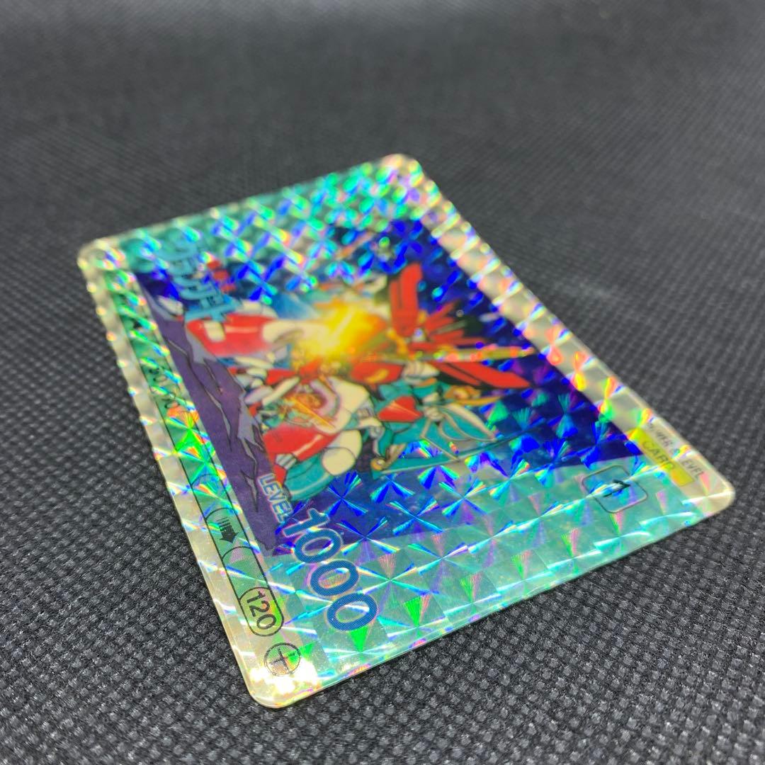 ☆レア　希少品　当時品　魔動王グランゾート キラカード【光の三魔動王】