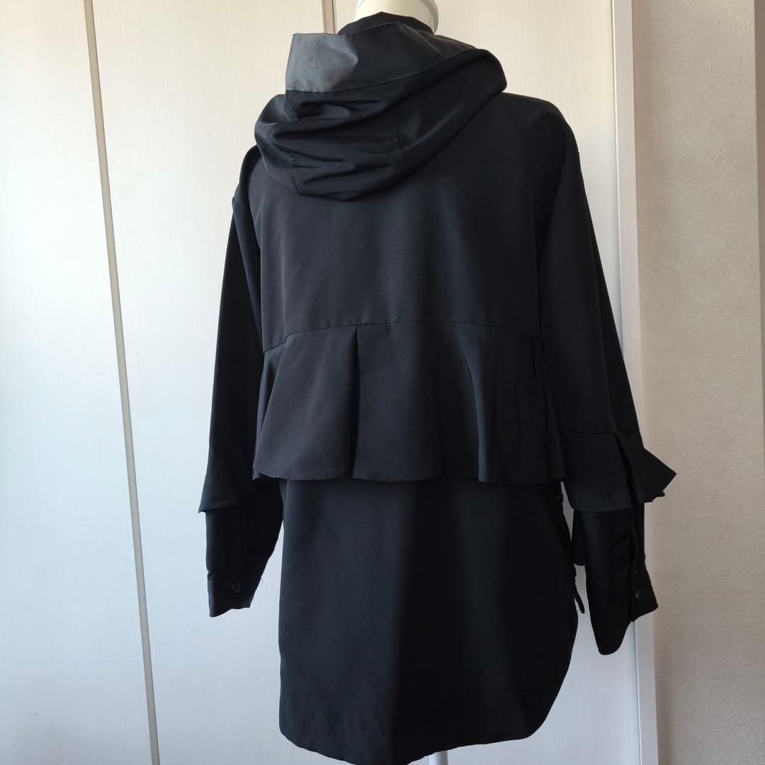 極美品　FENNEL ティアードフリルパーカー　アウター　ブルゾン