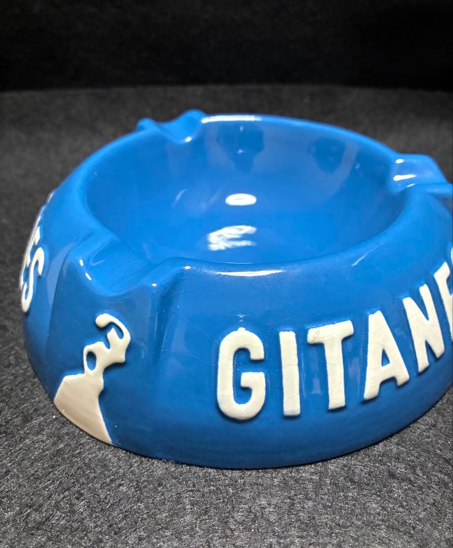 ジタン　たばこ　灰皿　アシュトレイ　蚤の市　ビンテージ