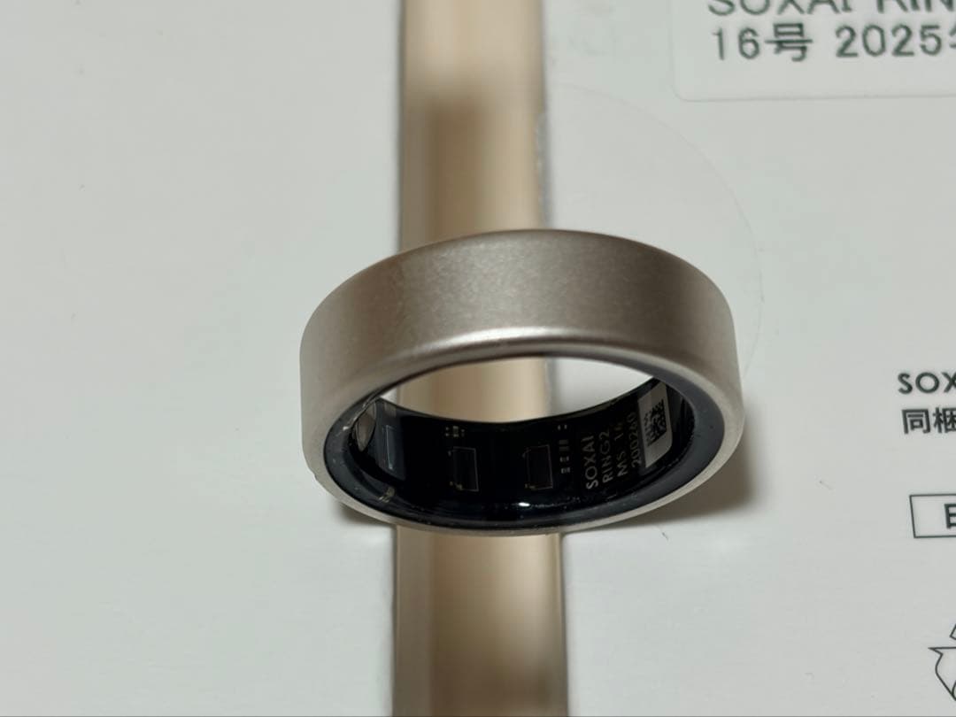 SOXAI RING 2 マットシルバー　16号　美品