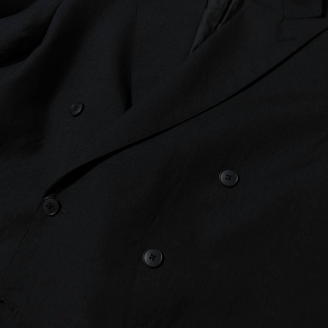 超高級★美品★スティーブンアラン　ダフルブレステッド　ジャケット　6B 黒　L