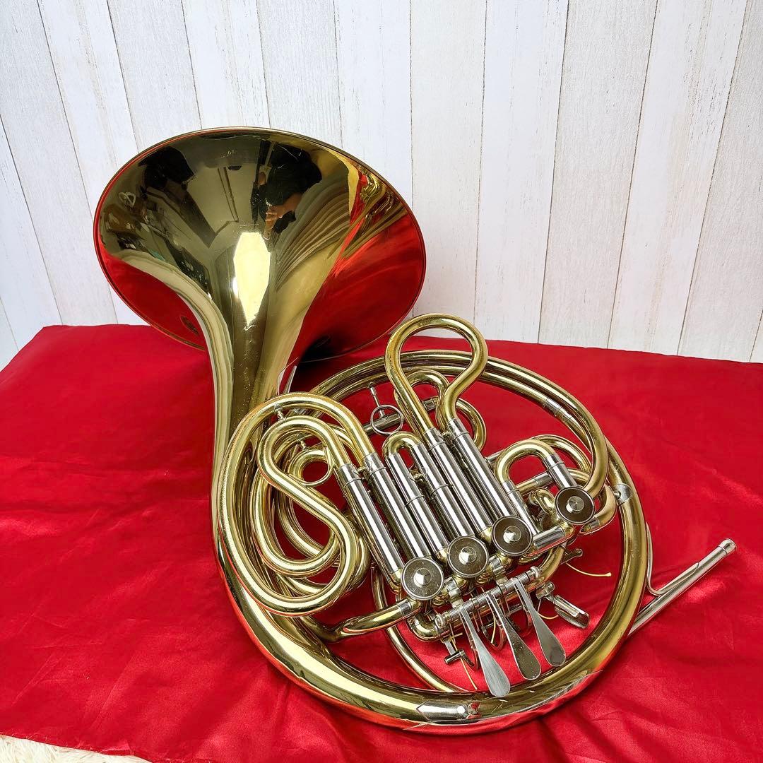 YAMAHA ヤマハ YHR-664 フルダブルホルン マウスピース付き