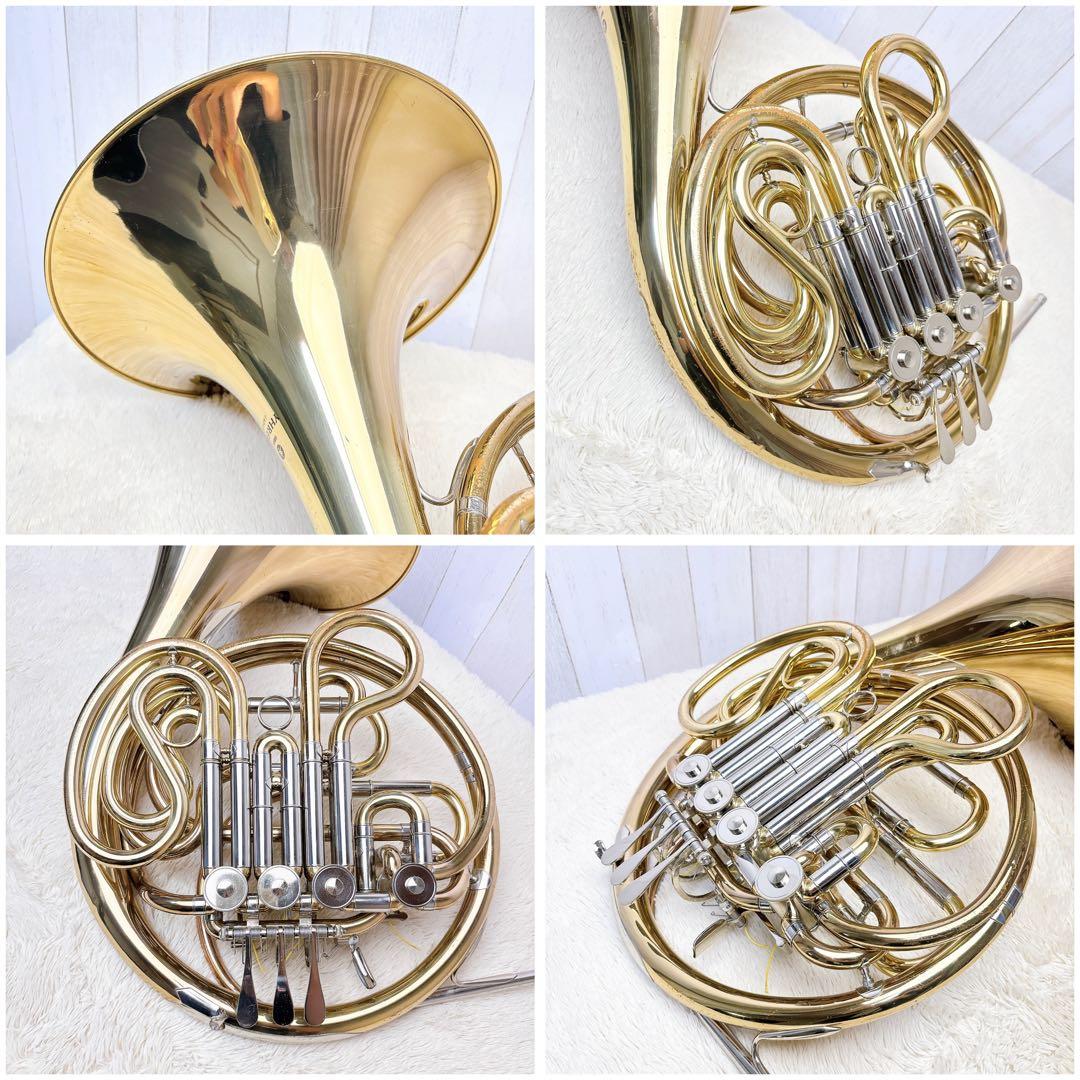 YAMAHA ヤマハ YHR-664 フルダブルホルン マウスピース付き