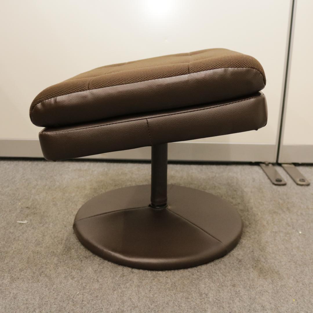 ニトリ パーソナルチェア Dメッシュ ブラウン オットマン付き