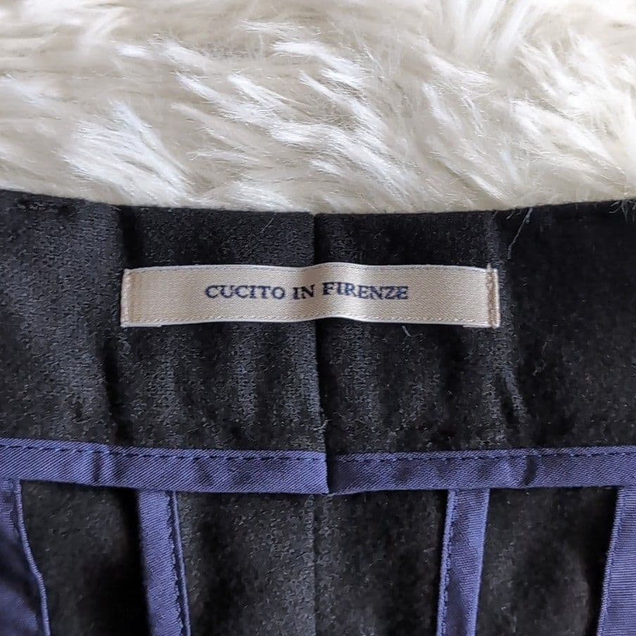 美品 ジャブスアルキヴィオ マサッチョ ウォッシャブル ウール パンツ ブラック